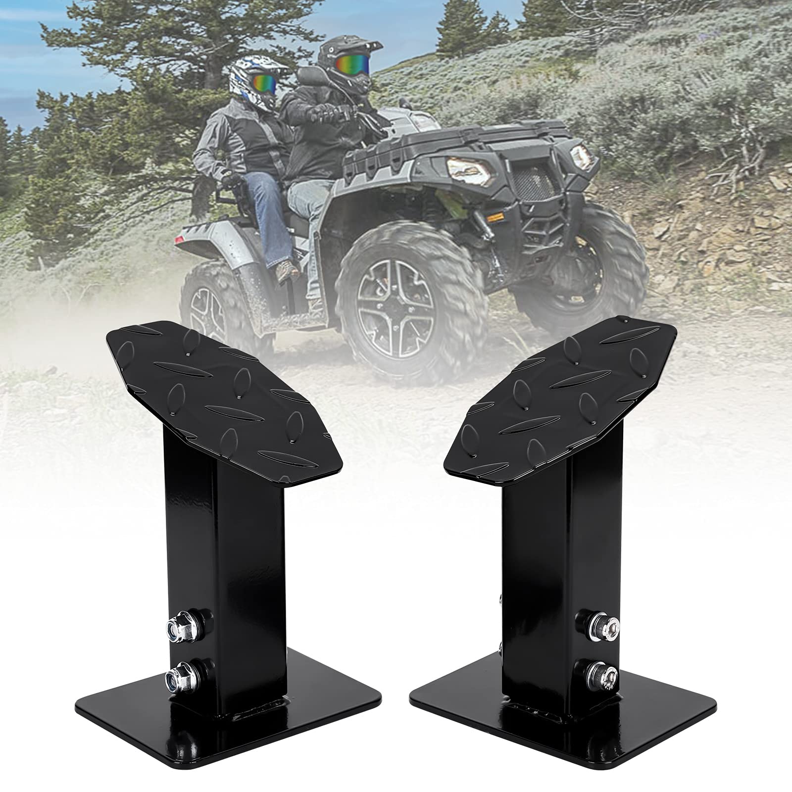 Foto 2 pulgar | Reposapiés Para Pasajeros Atv Kemimoto Ajustable Negro - Venta Internacional.