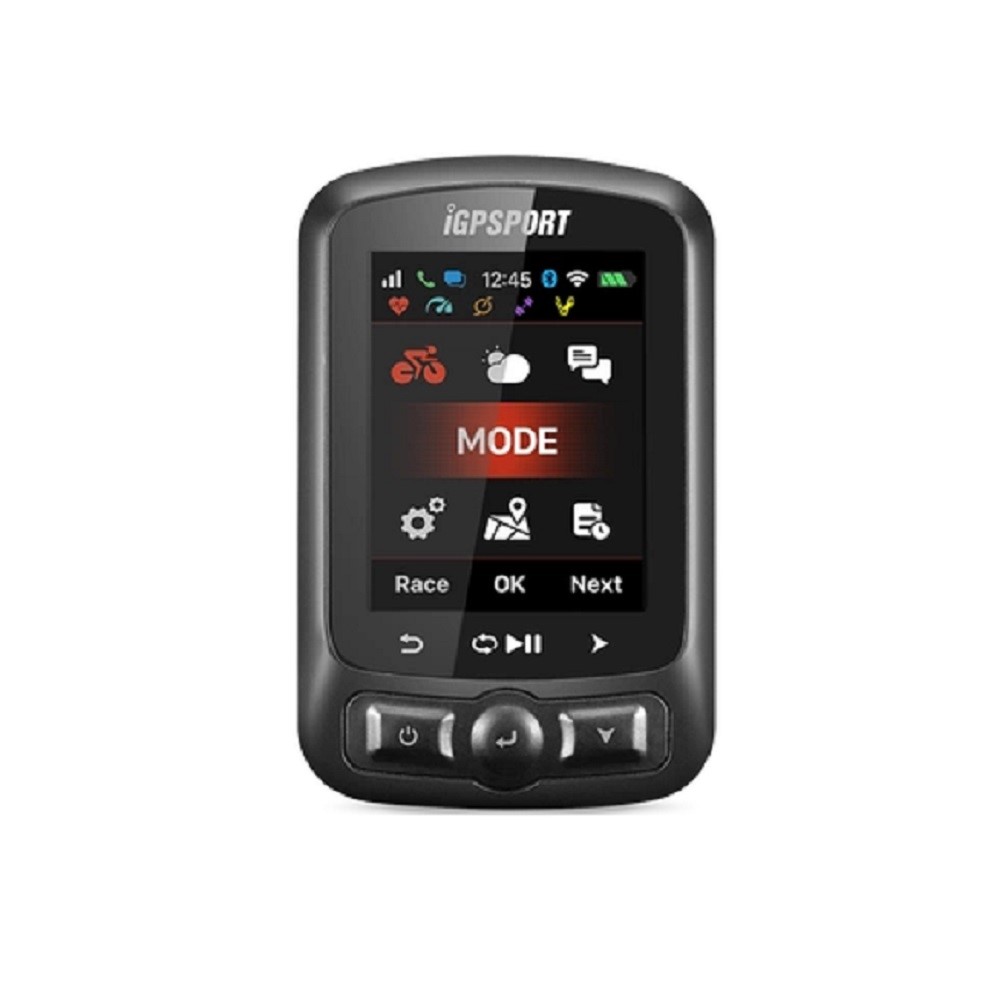 Ciclocomputadora Ciclosport CMPIGP0001 color Negro GPS Velocímetro Bicicleta Igpsport IGS620