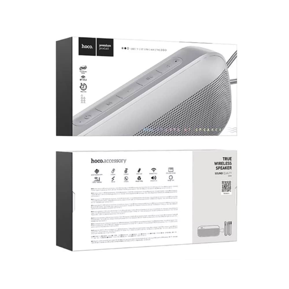 Parlante Hoco Hc21 Color Gris Tws Bluetooth $700