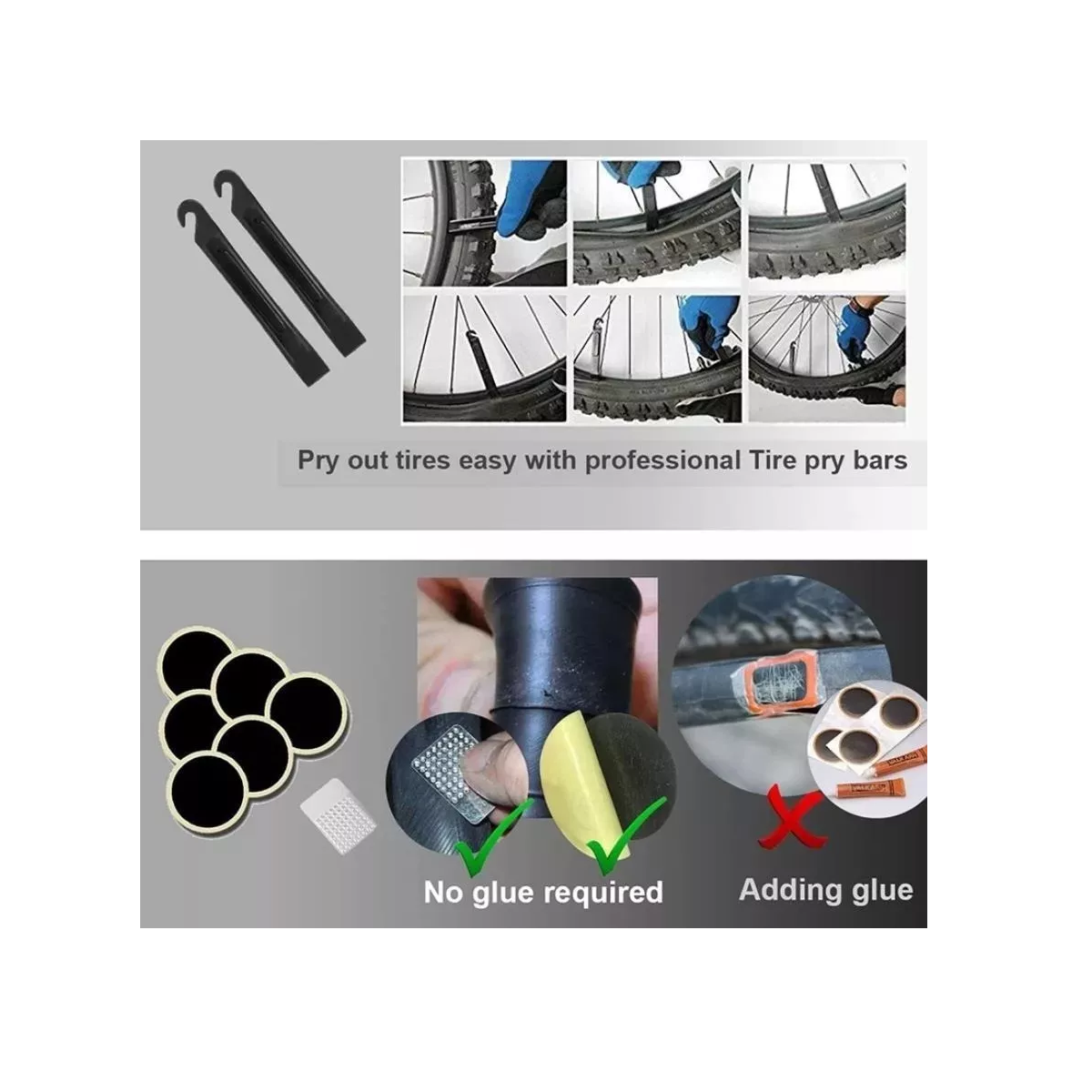 Foto 4 pulgar | Mini Inflador Portátil Para Bicicletas Con Manómetro Eo Safe Imports Esi-17218 Negro