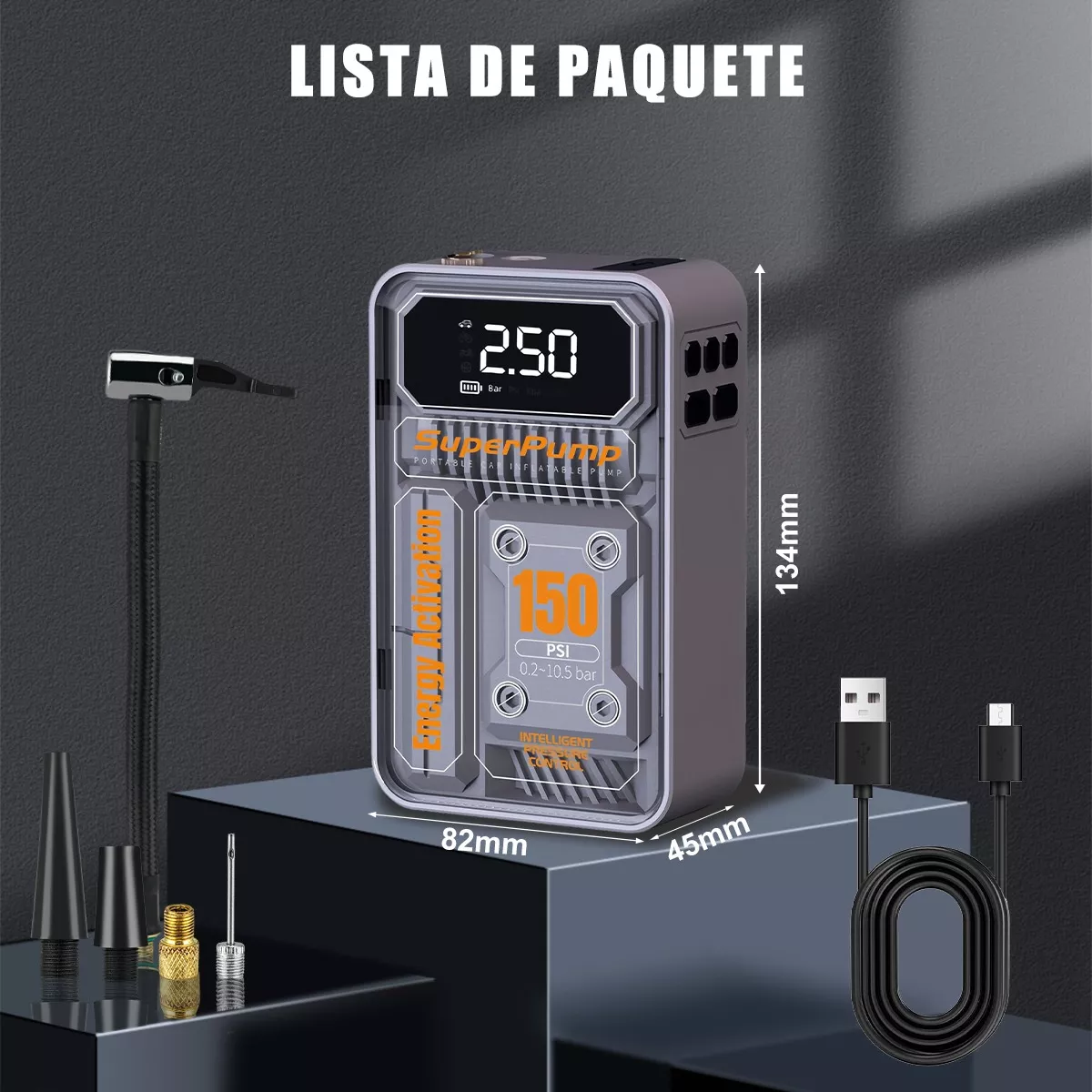 Foto 3 pulgar | Bomba de Aire Eo Safe Imports para Llantas