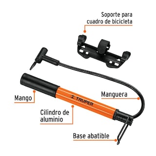 Foto 3 | Truper 2 Paquete De Mini Bomba De Aire Para Bicicleta 13790