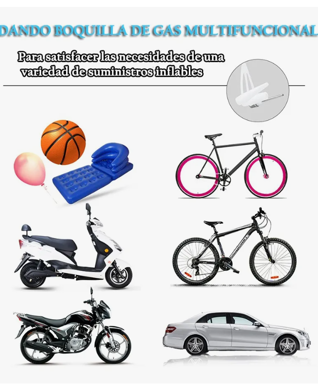 Foto 4 pulgar | Bomba De Aire Xtellar Manual Para Pelotas  Bicicletas 120psi