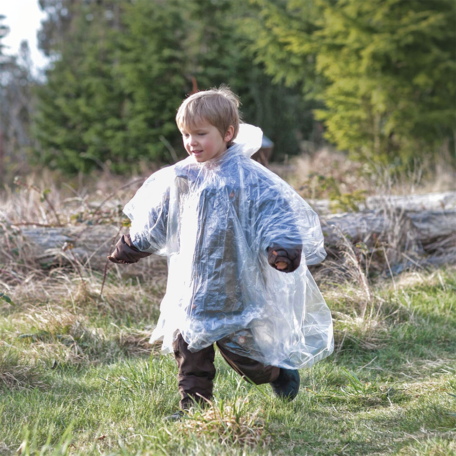 Foto 3 | Poncho Impermeable de Emergencia para Niños Coghlan's color Blanco