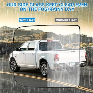 Foto 4 | Reemplazo Del Cristal Del Espejo Lateral Superior Del Pasajero Para Ram 1500-5500 - Venta Internacional.