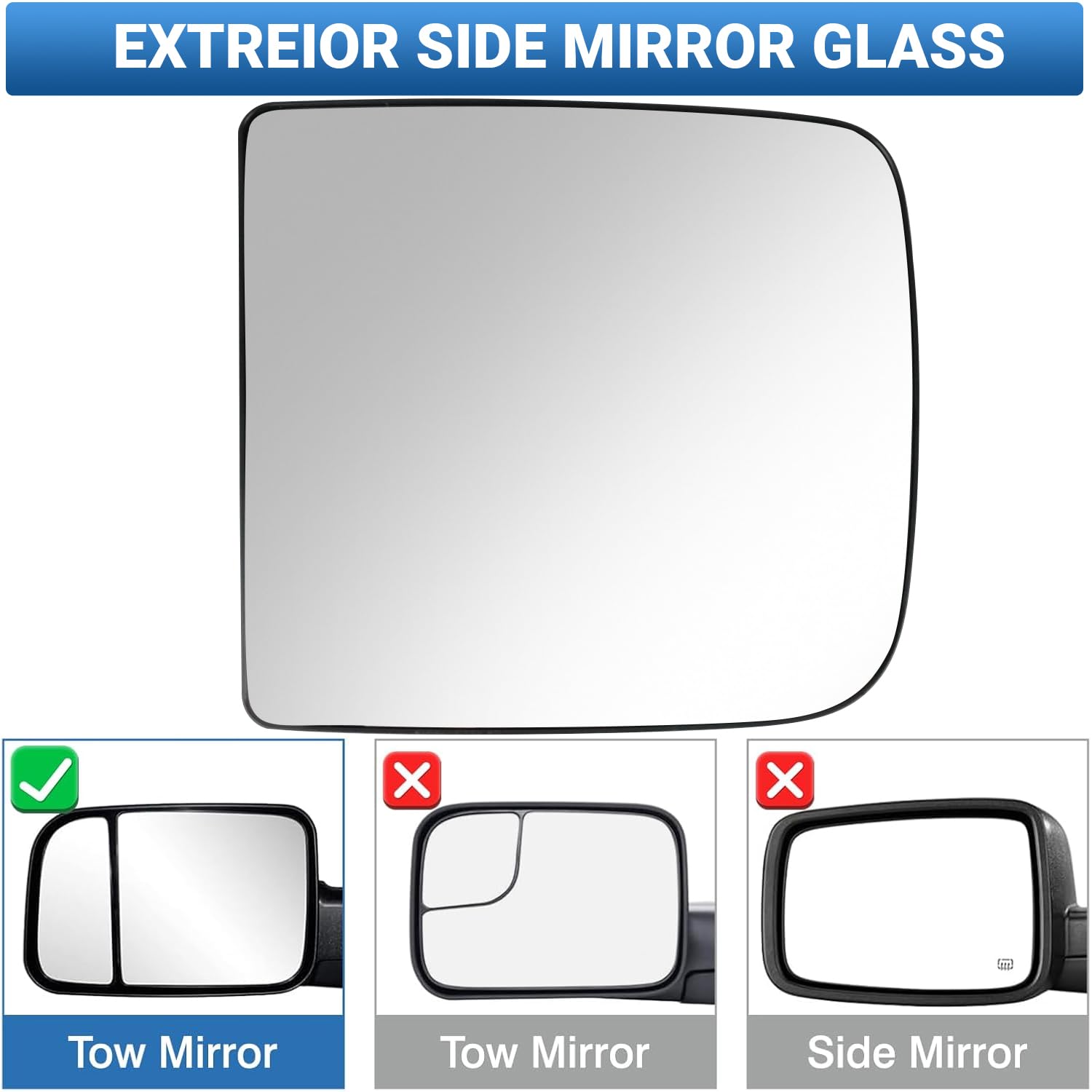 Foto 3 | Retrovisor Lateral Izquierdo De Repuesto Para Dodge Ram 2010-2020 - Venta Internacional.