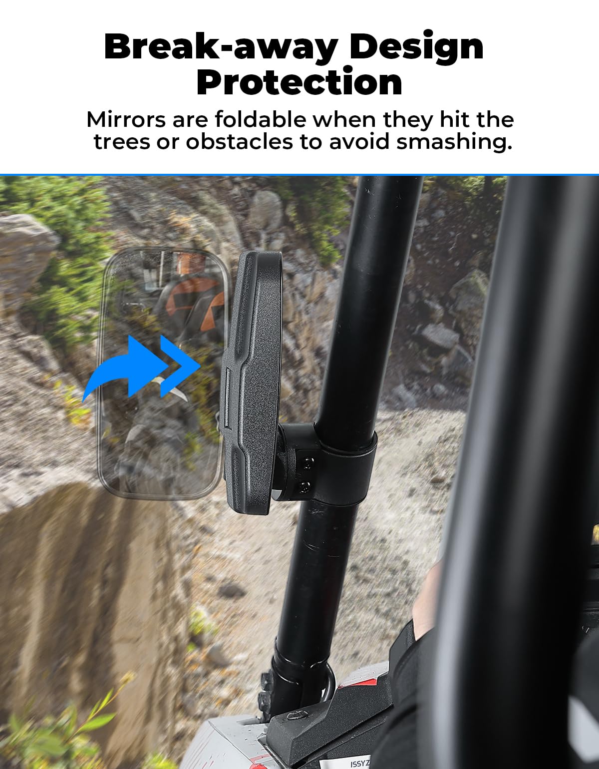 Foto 4 | Espejos Laterales Utv Y Espejo Central Kemimoto Para Polaris Rzr - Venta Internacional.