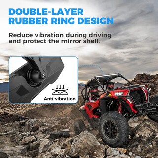 Foto 3 | Espejo Central Retrovisor Kemimoto Rzr 1000 Para Barra Antivuelco De 1.75» - Venta Internacional.