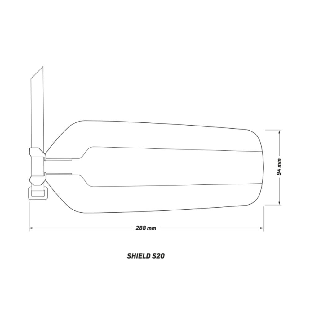 Foto 6 pulgar | Salpicadera Trasera para Bicicleta de Montaña Zefal S20 Plástico Negro