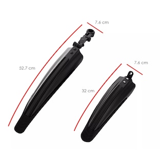 Foto 3 | Salpicaderas Trasera Y Delantera Para Bicicleta Universal Eo Safe Imports Esi-15805 Negro