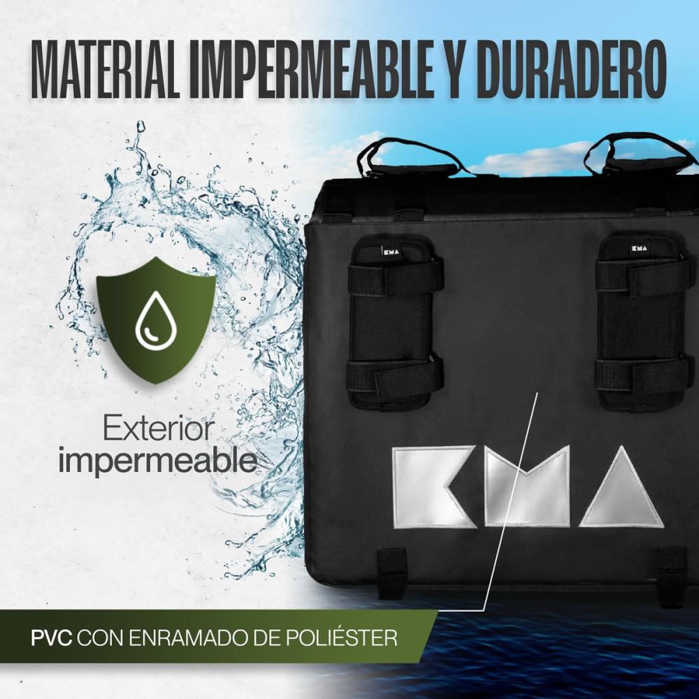 Foto 6 pulgar | Tailgate Pad Protector Rack Flexible Para Bici De Montaña Kma 3.0 Duo Color Negro Desmontable