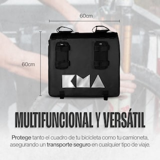 Foto 7 | Tailgate Pad Protector Rack Flexible Para Bici De Montaña Kma 3.0 Duo Color Negro Desmontable