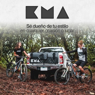 Foto 8 | Tailgate Pad Protector Rack Flexible Para Bici De Montaña Kma 3.0 Duo Color Negro Desmontable