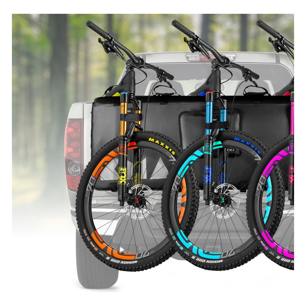 Foto 3 pulgar | Tailgate Pad Protector Rack Flexible Para Bici De Montaña Kma 3.0 Med Color Negro Desmontable