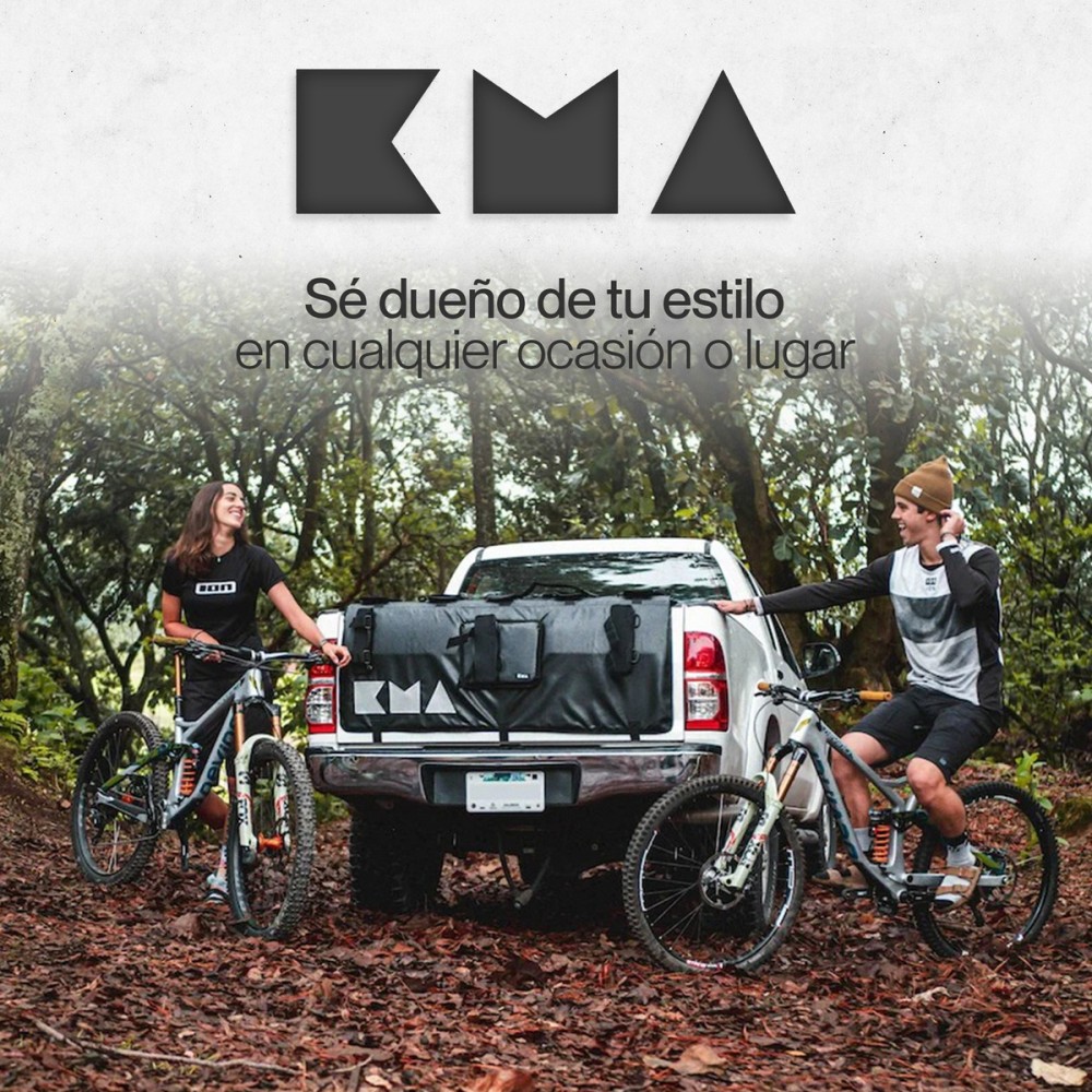 Foto 9 pulgar | Tailgate Pad Protector Rack Flexible Para Bici De Montaña Kma 3.0 Med Color Negro Desmontable