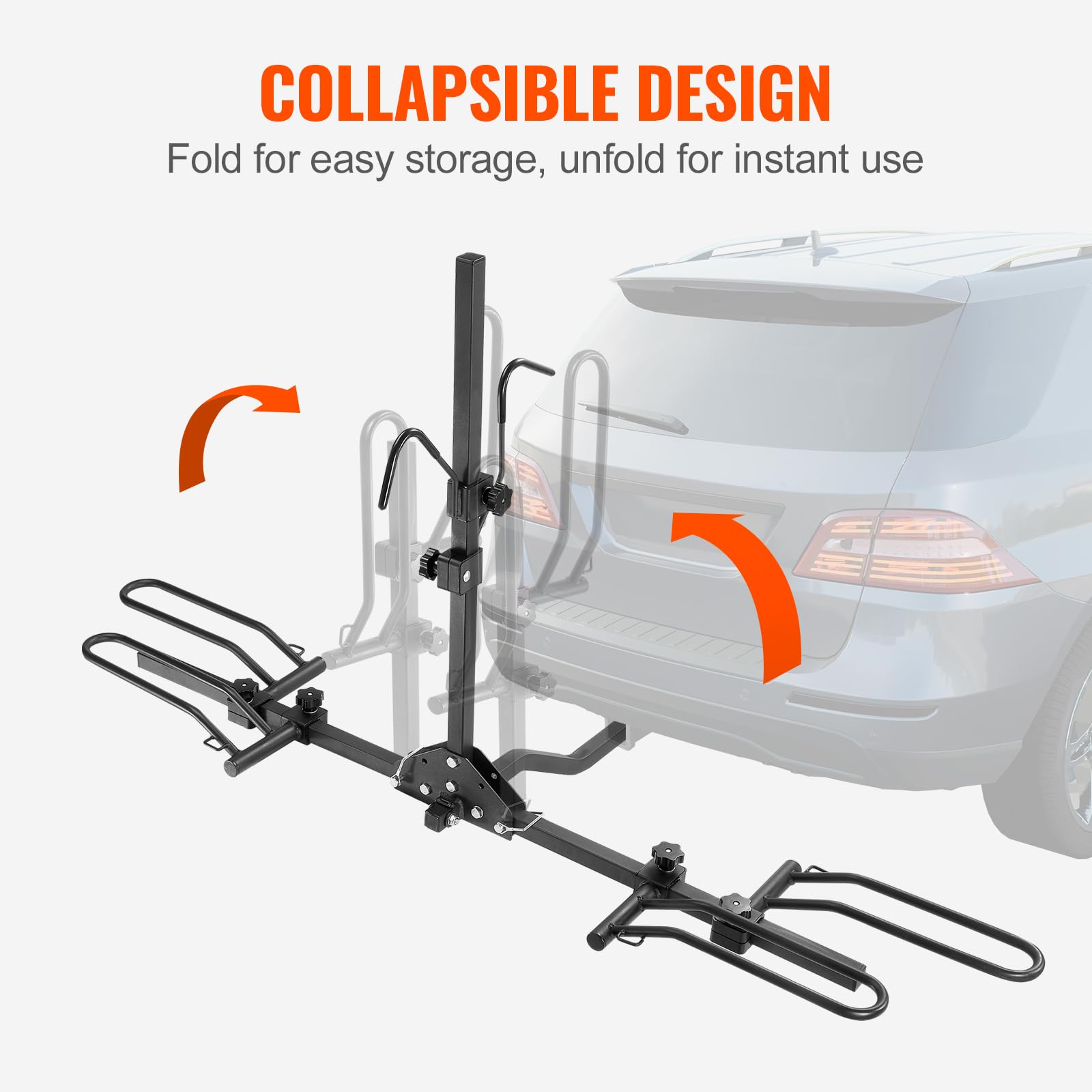 Foto 5 | Portabicicletas Vevor Hitch Mount, Plataforma Para 2 Bicicletas, 36 Kg De Capacidad - Venta Internacional.