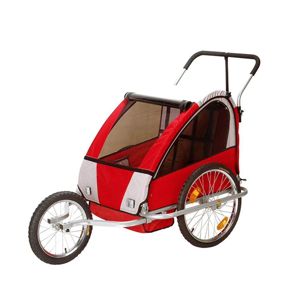 Remolque de Bicicleta para Niños Gospel BT-506S R20 Trasera R16 Delantera color Rojo