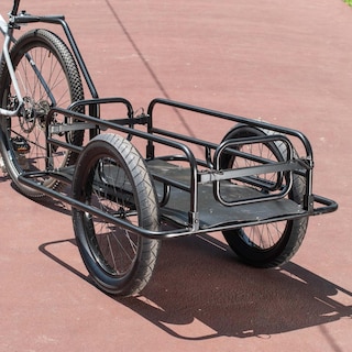 Foto 5 | Remolque para Bicicleta de Carga Gospel 20318N 100 kg R20 X 3.0 Quick Release color Negro