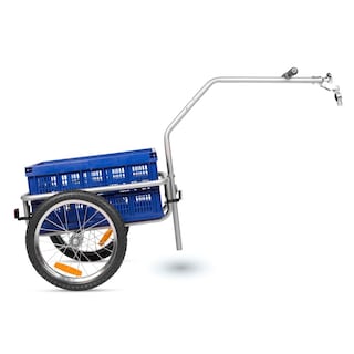 Foto 2 | Remolque de Carga para Bicicleta Gospel R16 20316 color Azul con Caja de Plástico Plegable 46 kg o 45 L