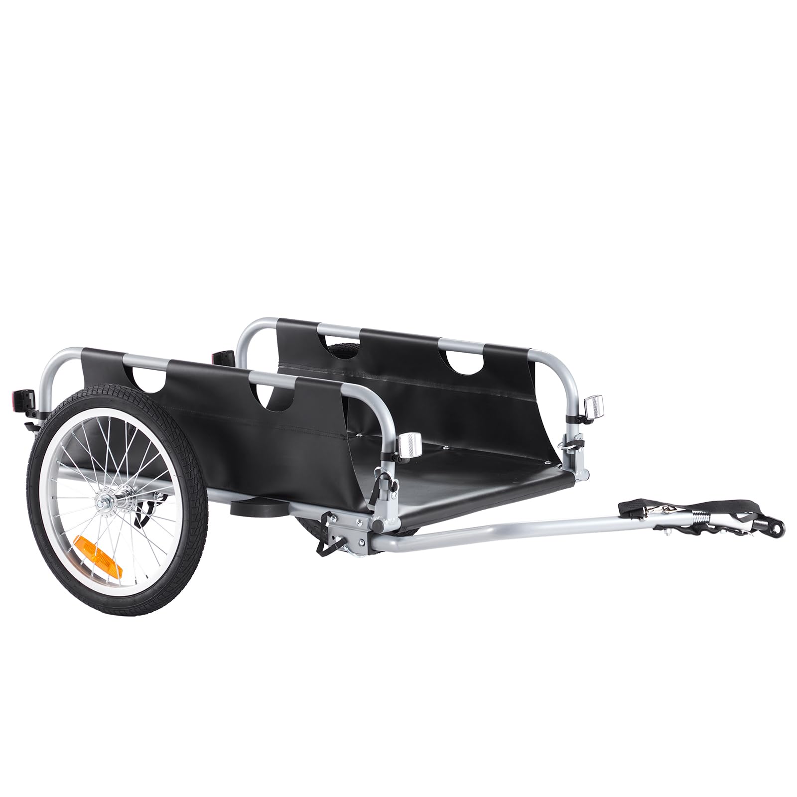 Foto 2 pulgar | Remolque De Carga Para Bicicleta Vevor, 45 Kg De Capacidad De Carga, Plegable, 16 Ruedas - Venta Internacional.
