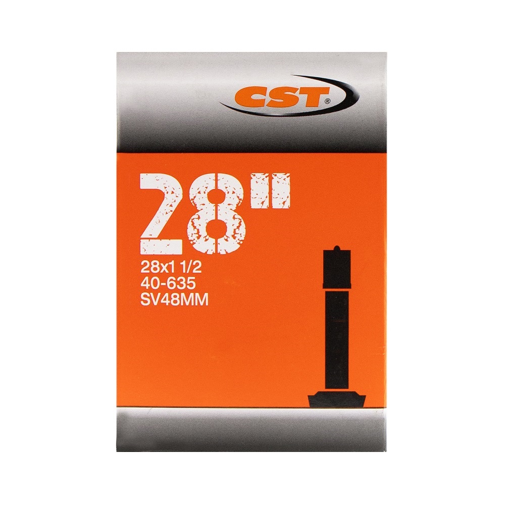 Cámara CST 28x1 1/2 para Bicicleta de Turismo con Válvula Americana de 48mm