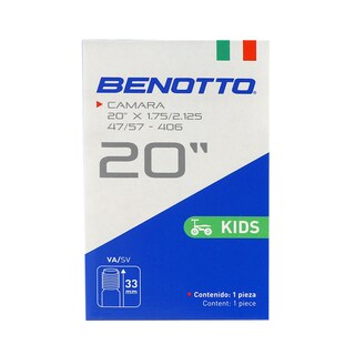 Foto 2 | Camara Benotto 20x1.75/2.125 Válvula Americana 33mm