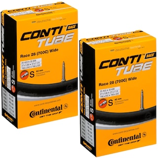 Foto 1 | Tubos Interiores Continental Race 28 Anchos 700x25-32c 42 Mm (x2) - Venta Internacional.