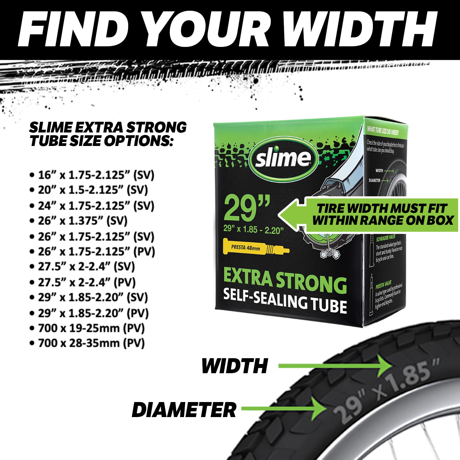 Foto 6 pulgar | Tubo Interior Para Bicicleta Slime 30076  Extra Fuerte  27 5 (650 Libras) X 2 0-2 4 - Venta Internacional.