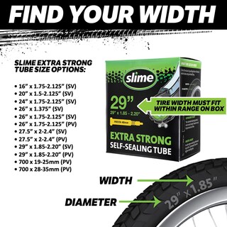 Foto 5 | Tubo Interior Para Bicicleta Slime 30076 Extra Fuerte 27 5 (650 Libras) X 2 0-2 4 - Venta Internacional.