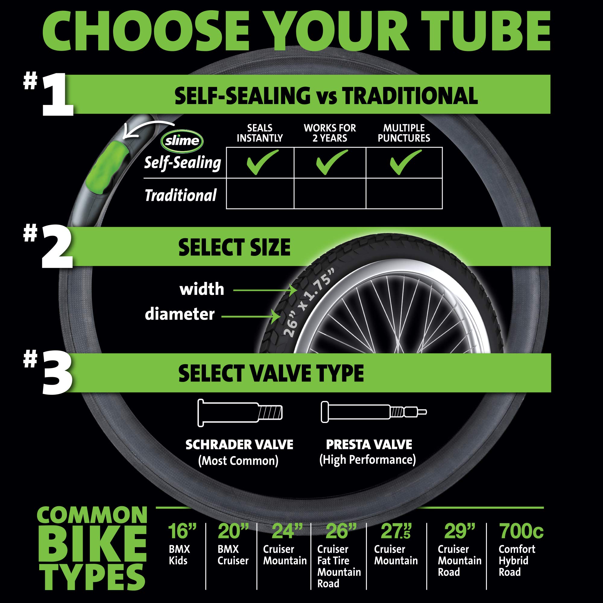 Foto 7 | Tubo Interior Para Bicicleta Slime 30076  Extra Fuerte  27 5 (650 Libras) X 2 0-2 4 - Venta Internacional.