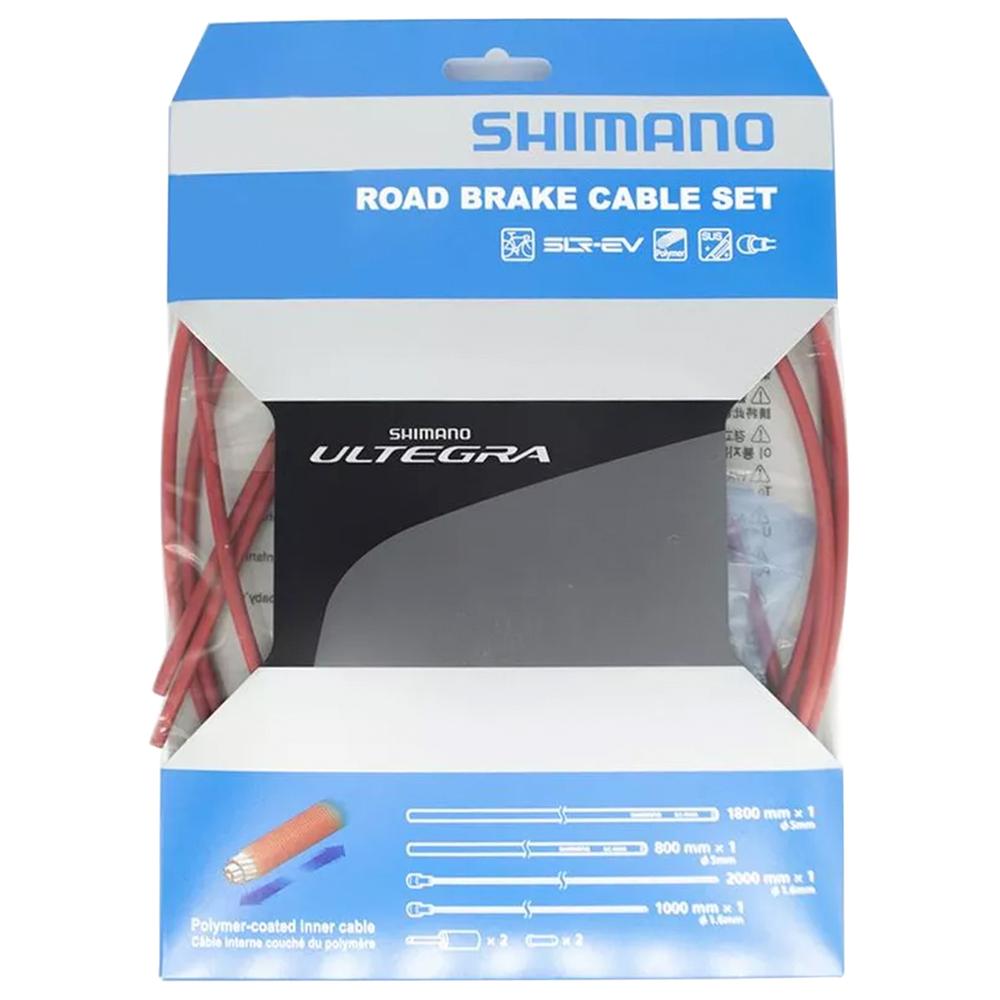 Foto 2 | Juego De Cables Freno Para Bicicleta Shimano Ultregra Color Rojo