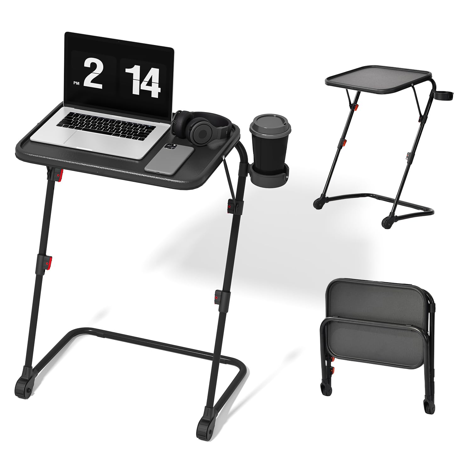Foto 1 | Escritorio Plegable Furniturer Baseline Negro