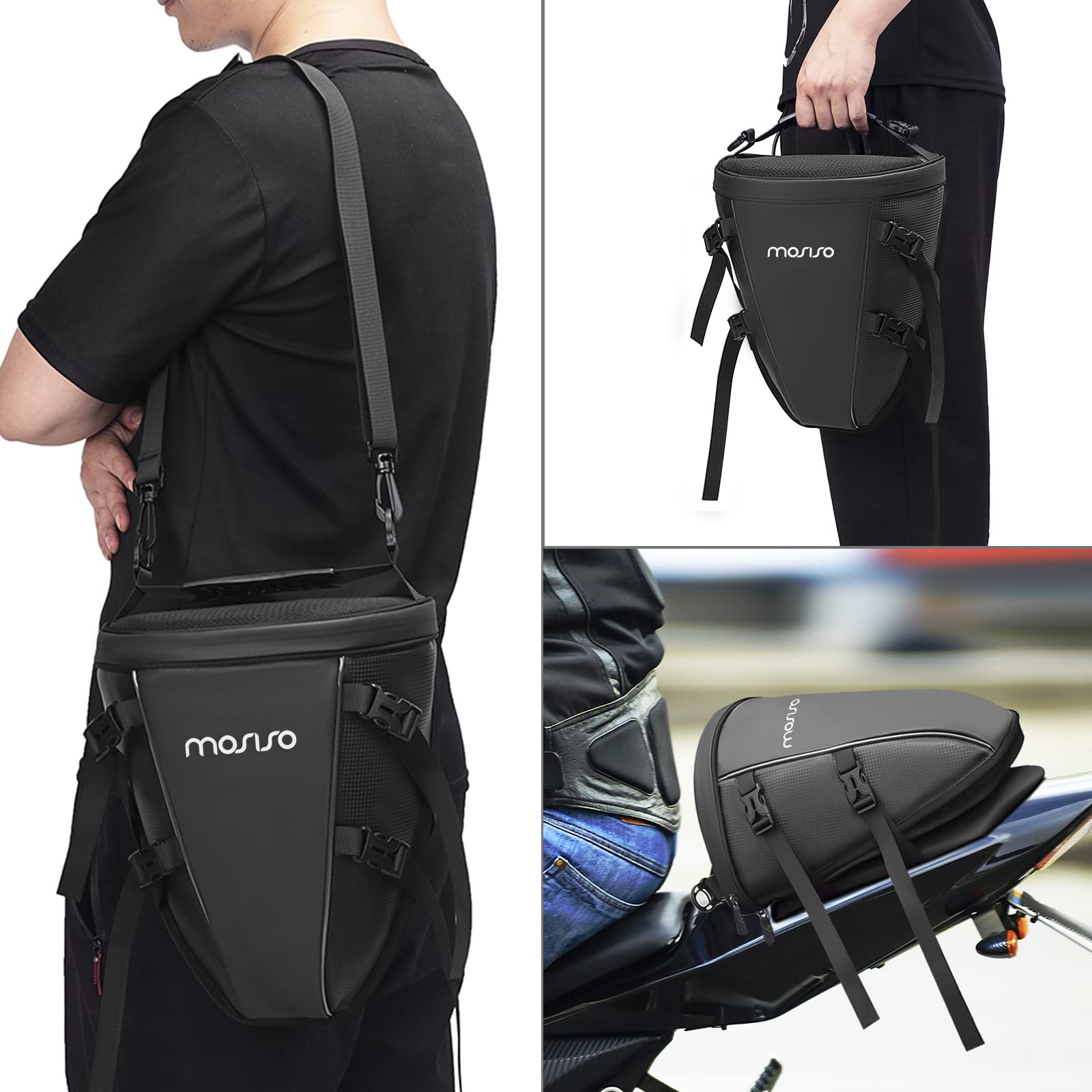 Foto 5 | Bolsa Trasera para Motocicleta Mosiso Multifuncional Impermeable 10 L - Venta Internacional