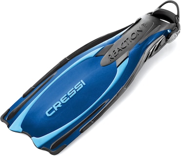 Foto 2 | Aleta Cressi Reaction EBS Ajustable Buceo color Azul Talla M/L