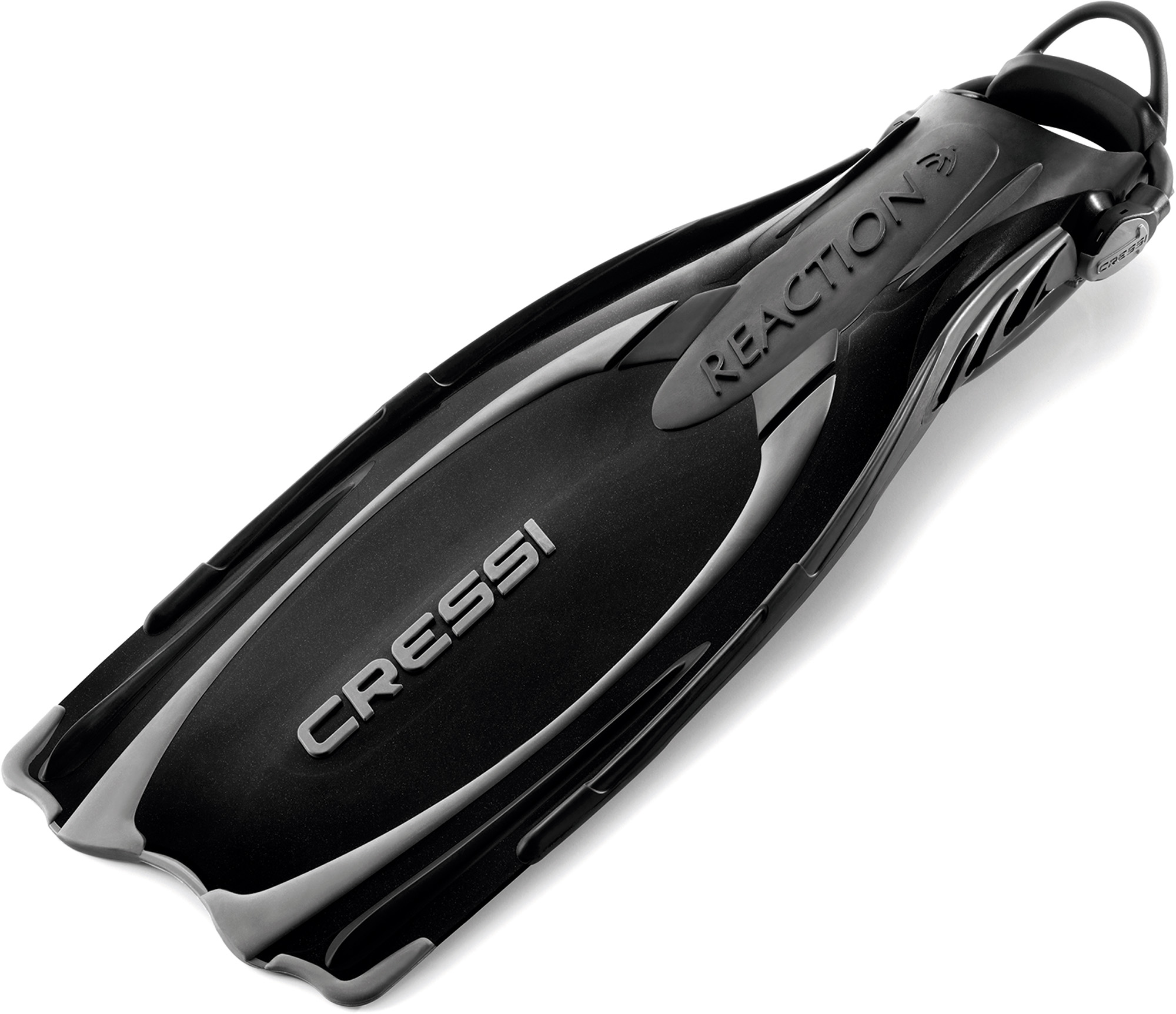 Foto 2 | Aleta Cressi Reaction EBS Ajustable Buceo color Negro Talla XS/S