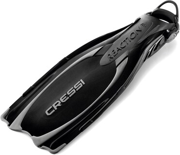 Foto 2 | Aleta Cressi Reaction EBS Ajustable Buceo color Negro Talla XS/S