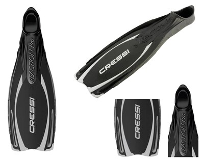 Foto 2 | Aleta Cressi Reaction Pro color Negro Talla 11/12 Mx Calzante Cerrado