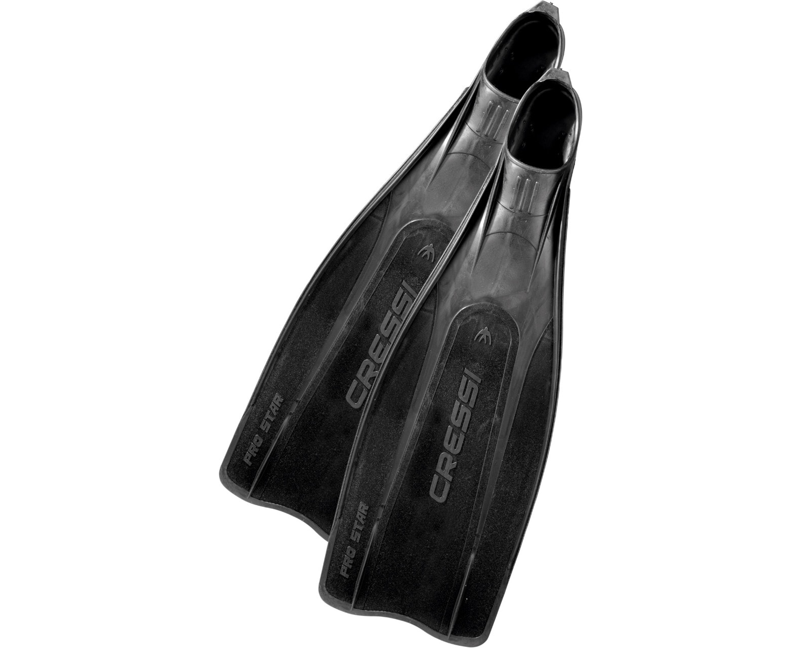 Aleta Cressi Pro Star Talla 10/11 Mx color Negro Calzante Cerrado $1,153