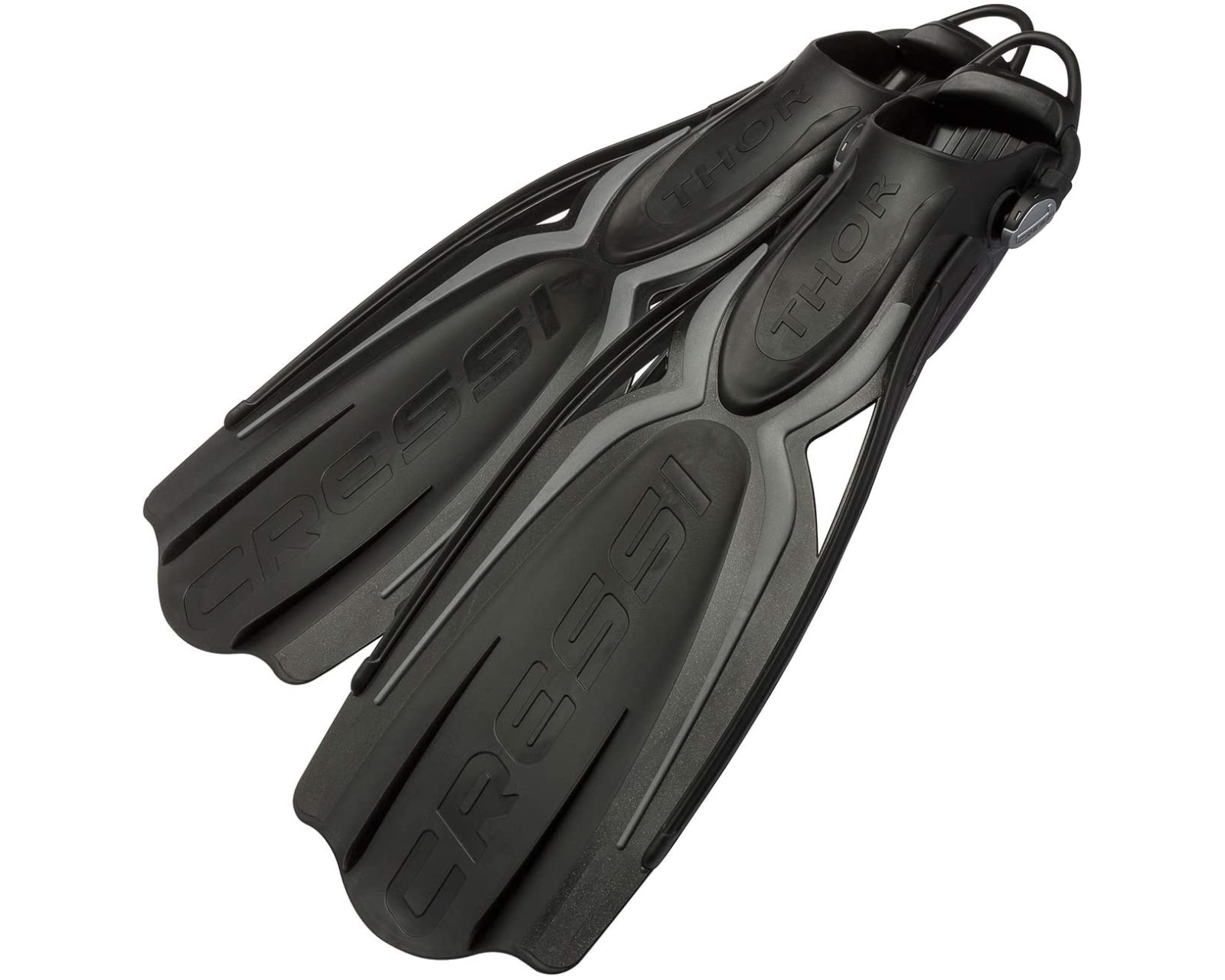 Foto 2 pulgar | Aleta Cressi Thor Ebs color Negro Talla XS/S con Correa Ajustable