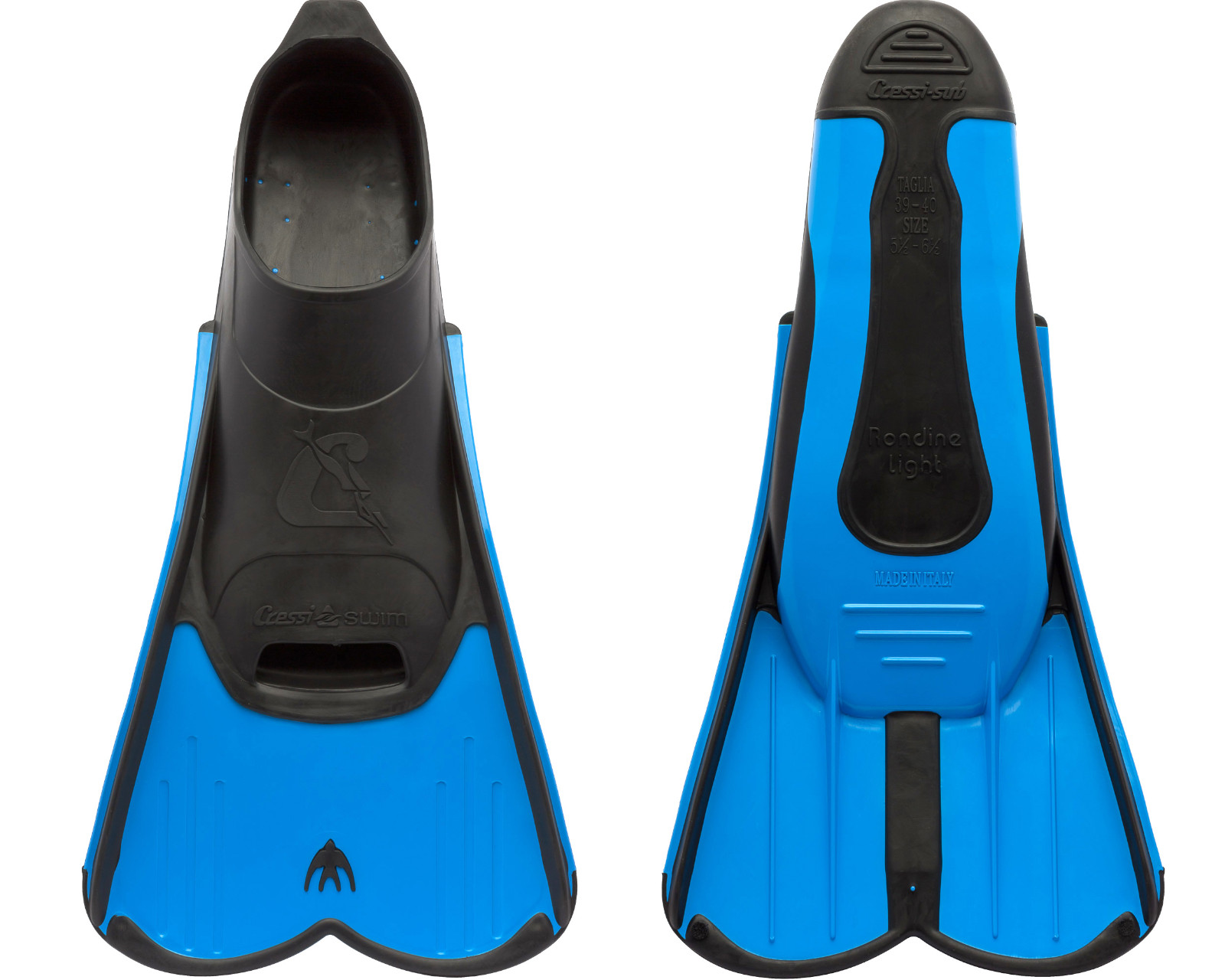 Foto 3 pulgar | Aleta Cressi Light para Natación Talla 8.5/9.5 Mx color Azul