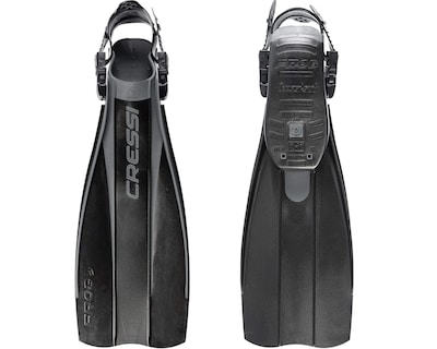 Foto 2 | Aleta Cressi Frog Correa Ajustable color Negro
