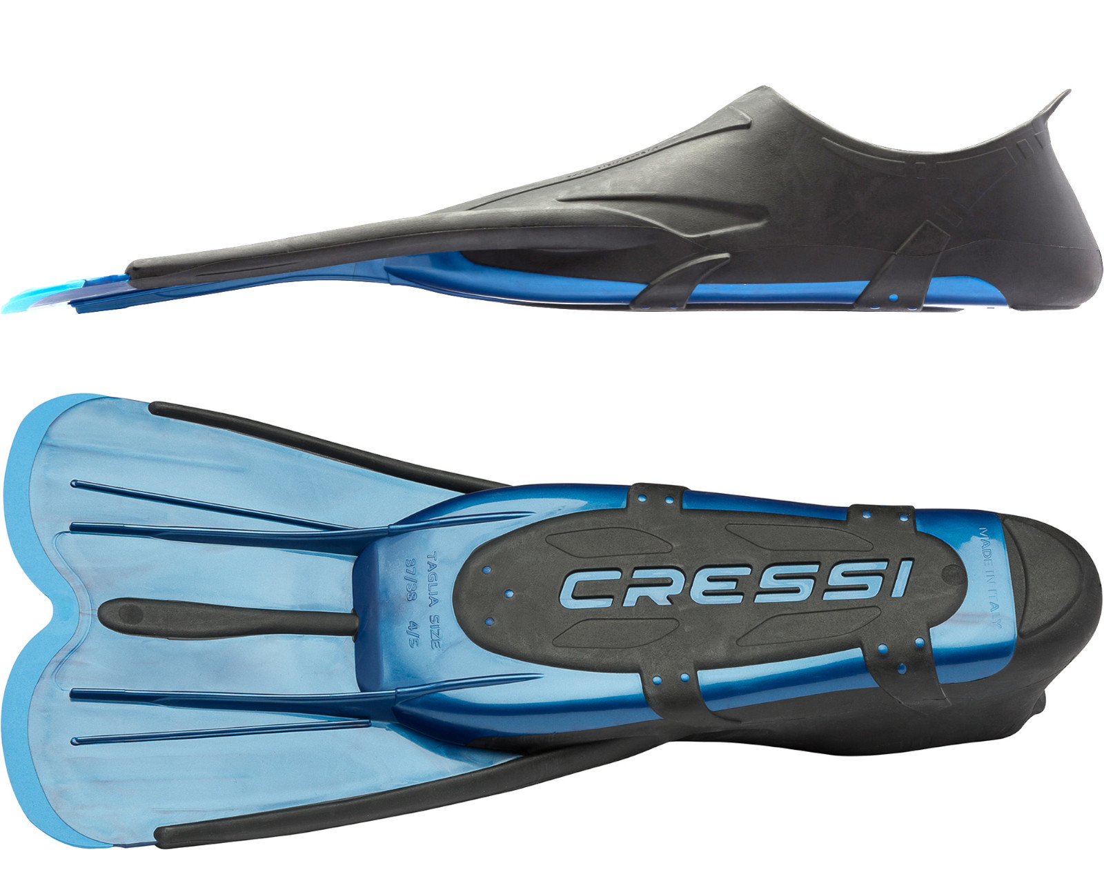 Foto 4 pulgar | Aleta Cressi Agua Short para Natación Talla 19/20 Mx color Azul