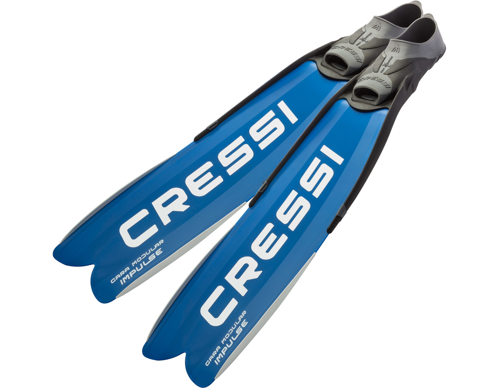 Foto 2 pulgar | Aleta Cressi Gara Modular Impulse para Apnea Aleta Larga color Azul Talla 11/12 Mx