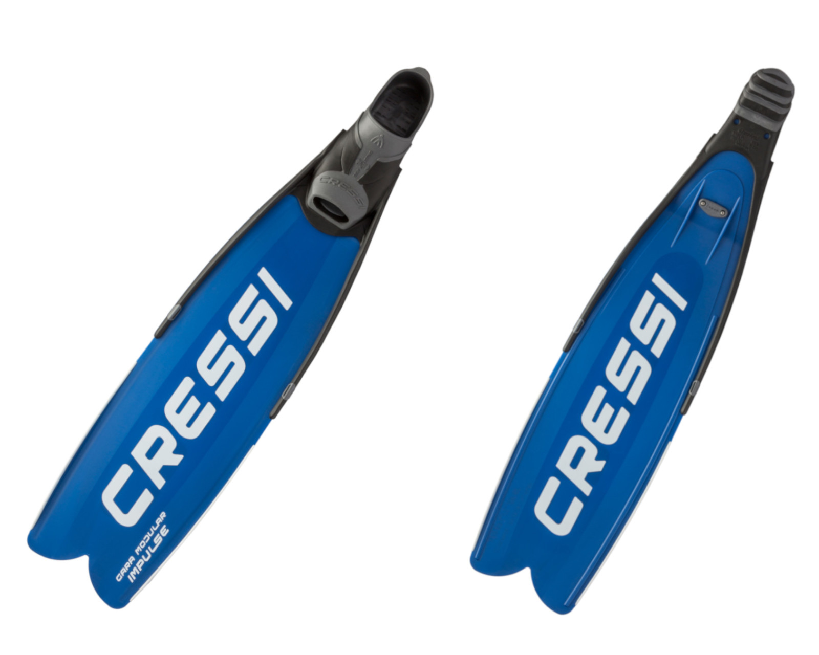 Foto 3 pulgar | Aleta Cressi Gara Modular Impulse para Apnea Aleta Larga color Azul Talla 11/12 Mx