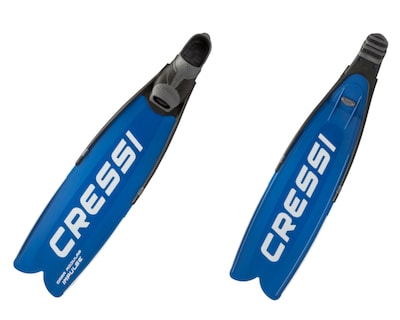 Foto 2 | Aleta Cressi Gara Modular Impulse para Apnea Aleta Larga color Azul Talla 11/12 Mx