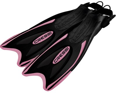 Foto 1 | Aleta Cressi Palau Long Talla Xxs/Xs con Correa Ajustable color Negro con Rosa