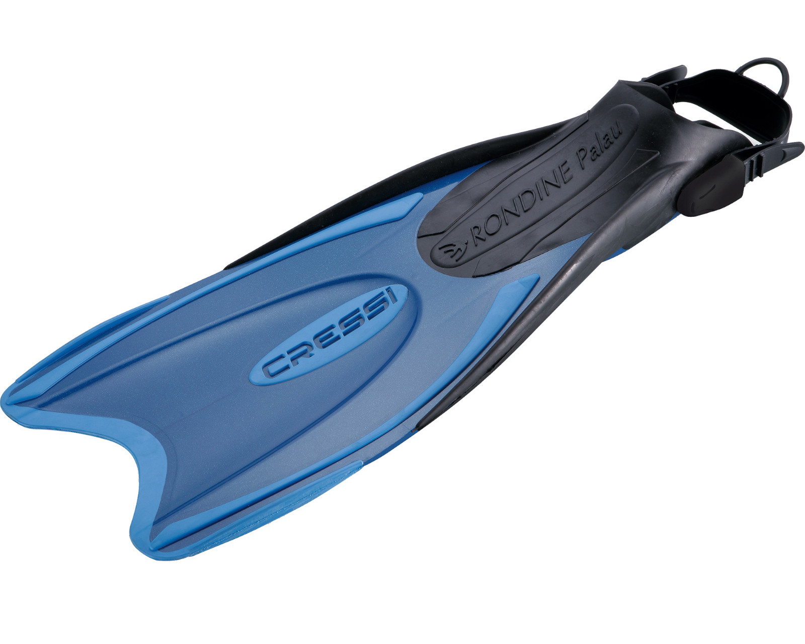Foto 3 pulgar | Aleta Cressi Palau Long Talla L/Xl con Correa Ajustable color Azul