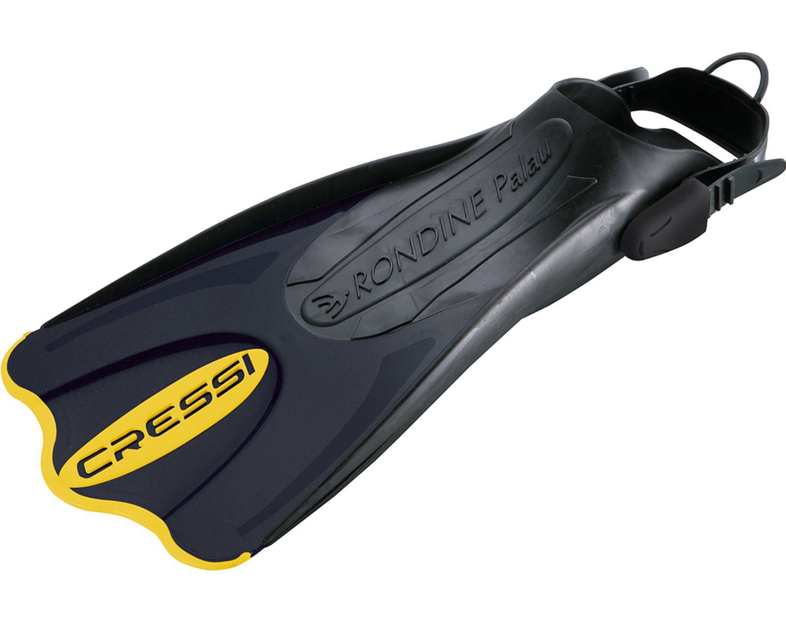 Foto 3 pulgar | Aleta Cressi Palau Short Talla M/L con Correa Ajustable color Negro con Amarillo
