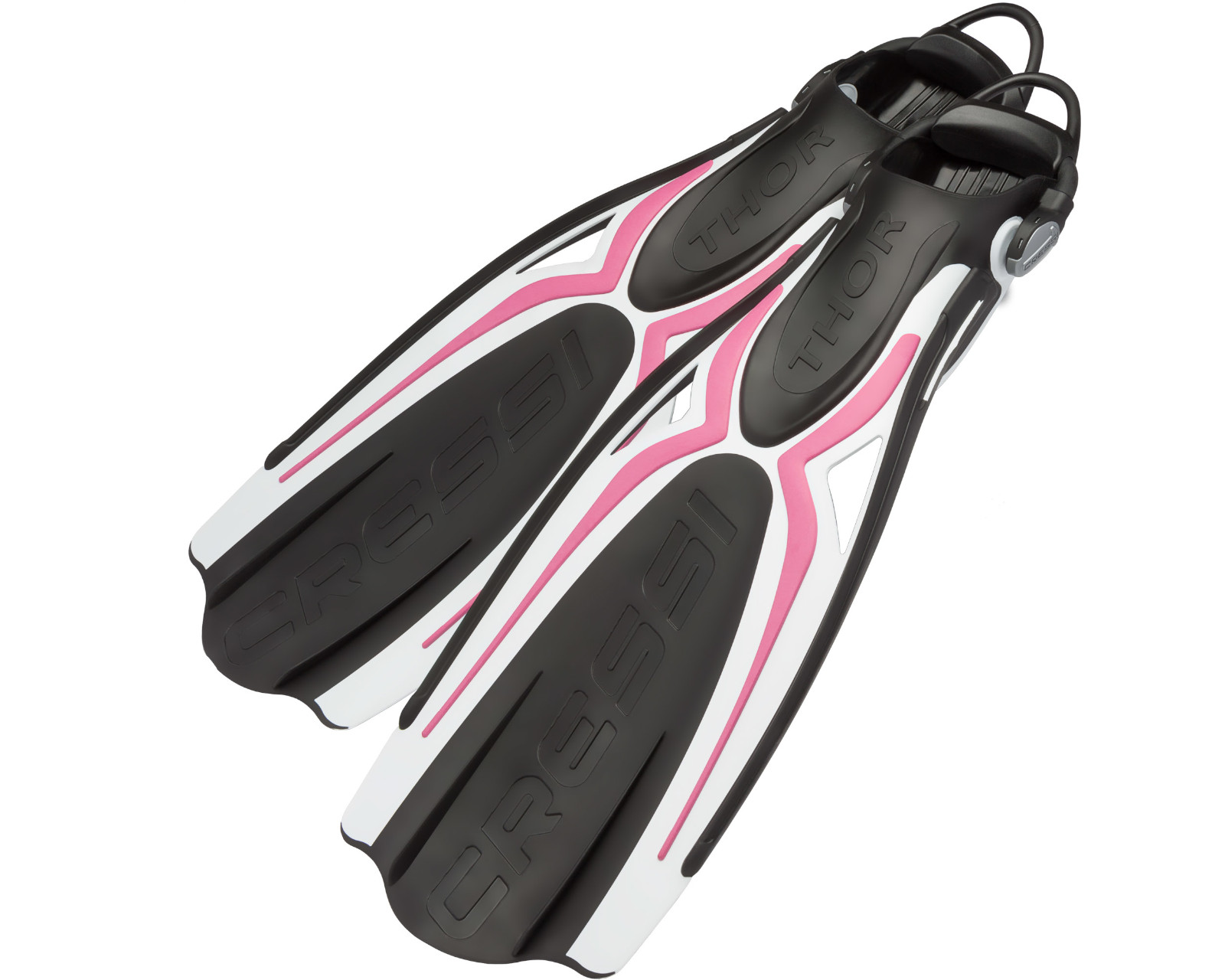 Foto 1 | Aleta Cressi Thor Ebs Talla Xs/S Correa Ajustable color Rosa