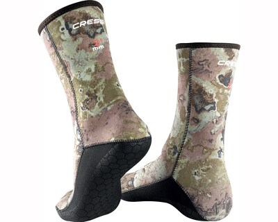Foto 1 | Calcetín de Buceo Cressi Hunter talla L 2.5 mm de Neopreno Escarpín color Café
